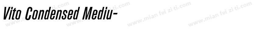 Vito Condensed Mediu字体转换